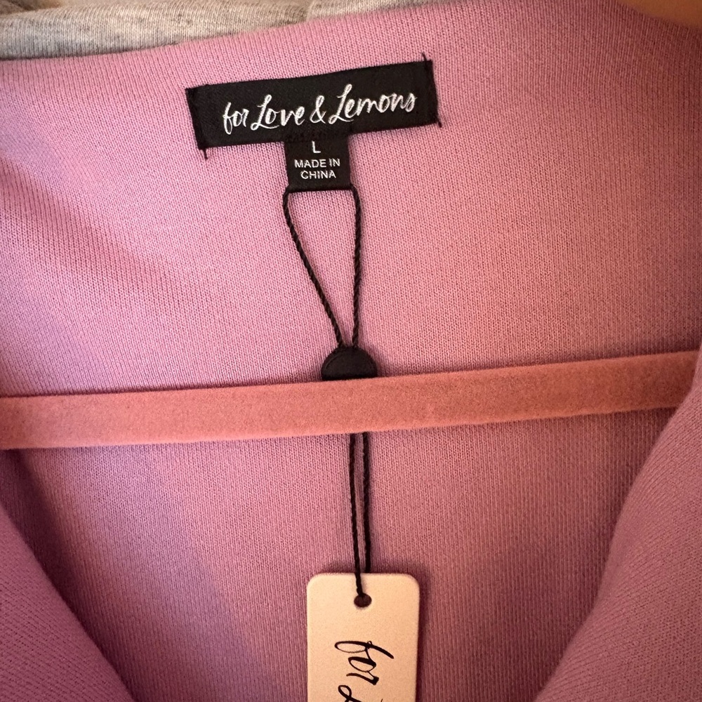 For Love And Lemons Lavender Knit Sweater - Picture 3 of 3
